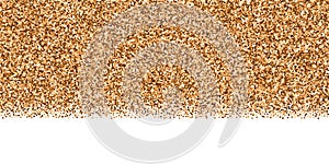 Red round gold glitter luxury sparkling confetti.