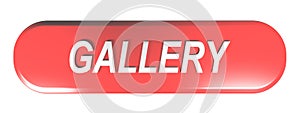 Red rounded rectangle push button GALLERY - 3D rendering