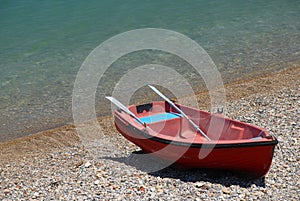 Bote sobre el Playa 