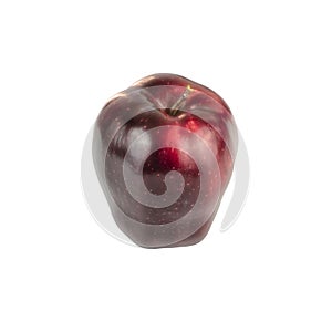 Red Royal Gala Apple on white background