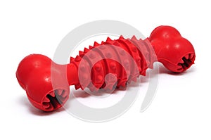 Red Rubber Dog Chew Toy