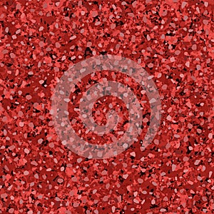 Red rubber running coat seamless pattern top view