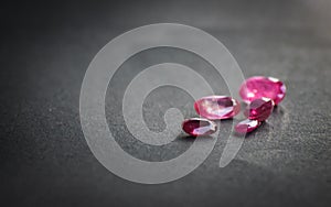 Red ruby, Precious stones for jewellery
