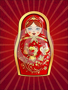 Red Russian Doll photo