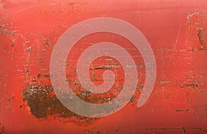 Red rusty metal texture photo