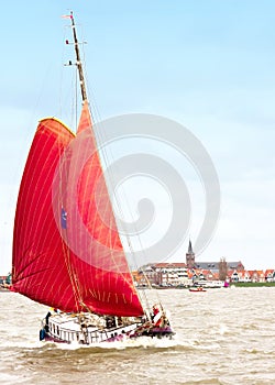 Red Sailboat, Volendam