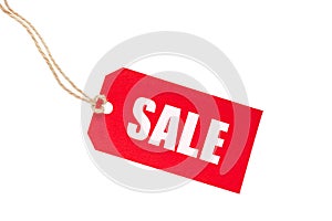 Red Sale Tag