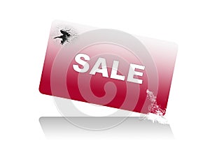 Red sale ticket