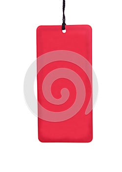 Red sales tag for your text