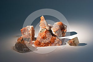 Red salt crystal