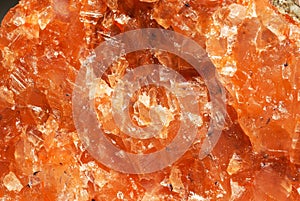 Red salt crystal background