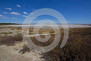 The Red Salt pans of Giraud in France