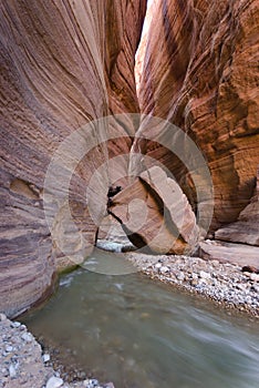 Red sandstone canyon