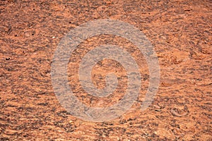 Red sandstone desert rock background, texture