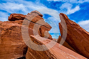 Red Sandstone Rocks in New Mexico