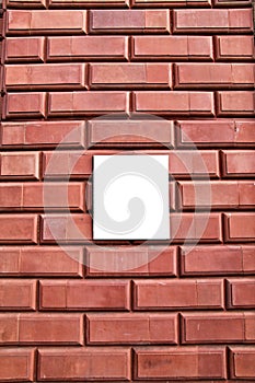 Red Sandstone Wall and Space photo