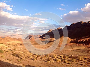 Red sandstones in Timna Park