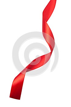 red satin ribbon