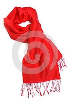 Red scarf photo