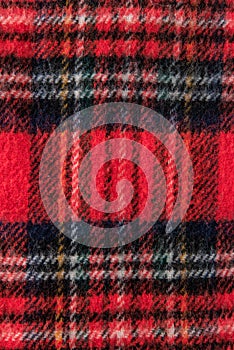 Red scarf flannel fabric background texture