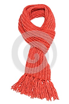 Red scarf photo