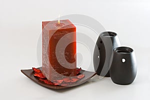 Red Scented Candle