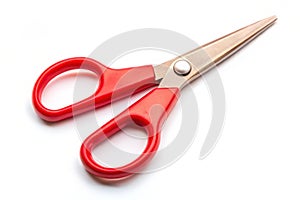 Red Scissors Isolated photo