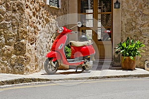 Red Scooter