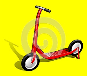 Red Scooter