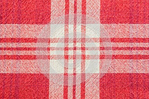 Red Scott Chintz Cloth Fabric Texture Pattern Background