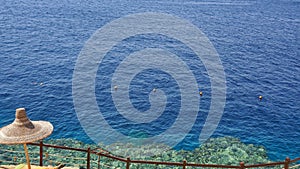 Red Sea coastline in Sharm El Sheikh, Egypt