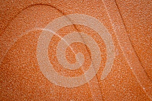 Red seamless ceramic tiles pattern wall texture and background