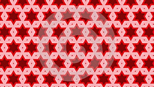 Red Seamless Star Pattern Background Vector Graphic