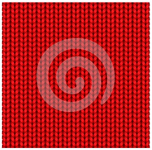 Red seamless texture of knitting woolen clothes