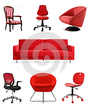 Red Seating Furniture