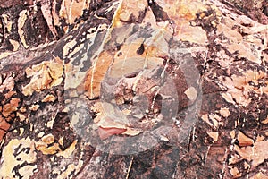 Red sedimentary rock texture. red rustic stone texture. background. nature