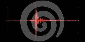 Seismogram earthquake