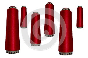 Red sewing thread