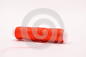 red sewing thread