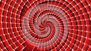 Red Shining Spiral Fantasy.Red shine abstract stage spiral background. Seamless loop motion graphics for the nightclub, visual