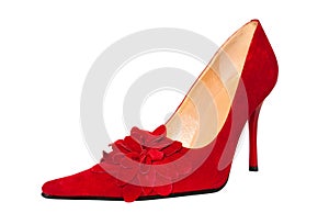 Red shoe