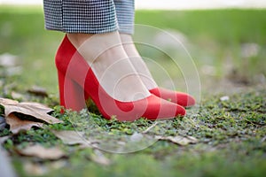 Red shoes