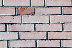 red silicate brick wall masonry