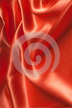 Red silk fabric tecture