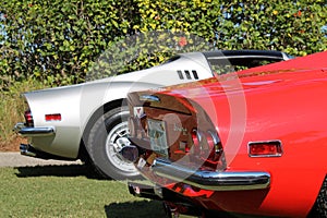 Red silver Ferrari dino line up 03