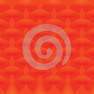 Red simple continuous circle pattern of wallpaper