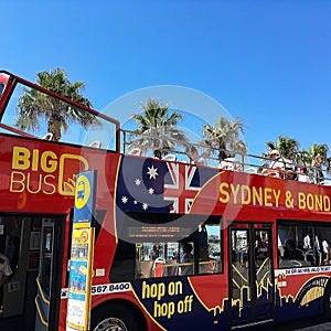 Red Sight Seeing Bus, Sydney, Australia