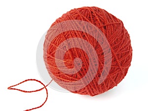 Red skein