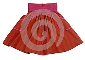 Red skirt