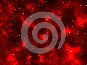 Red sky stars on sky night space Galaxy nebula wallpaper background